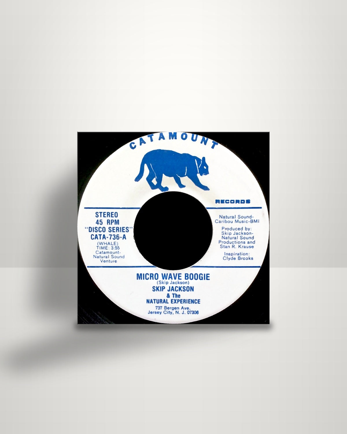 Skip Jackson & The Natural Experience – Micro Wave Boogie - 7" - Catamount US 1979