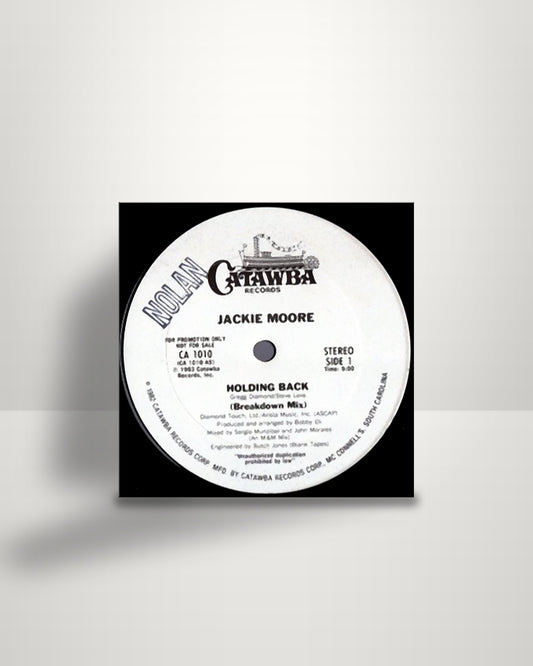 Jackie Moore – Holding Back - 12" - Catawba Records US 1983