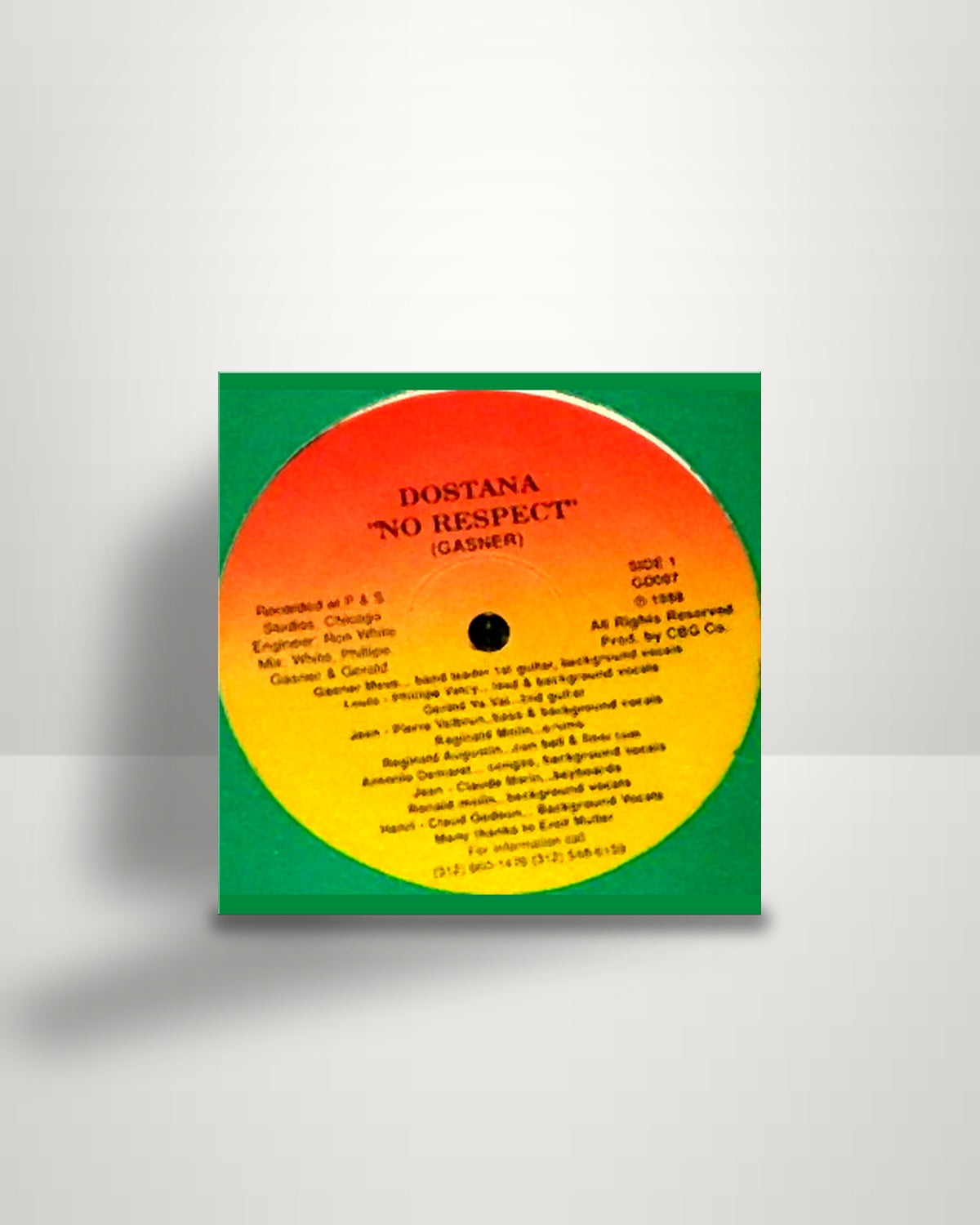 Dostana – No Respect / Nou La - 12" - CBG Co. US 1988