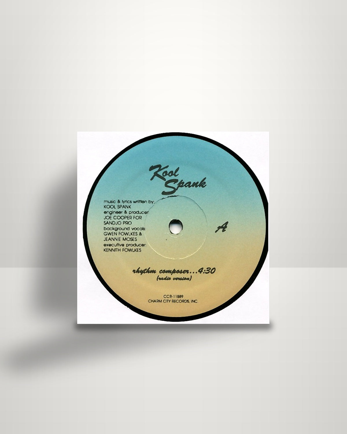 Kool Spank – Rhythm Composer - 12" - Charm City Records US 1989