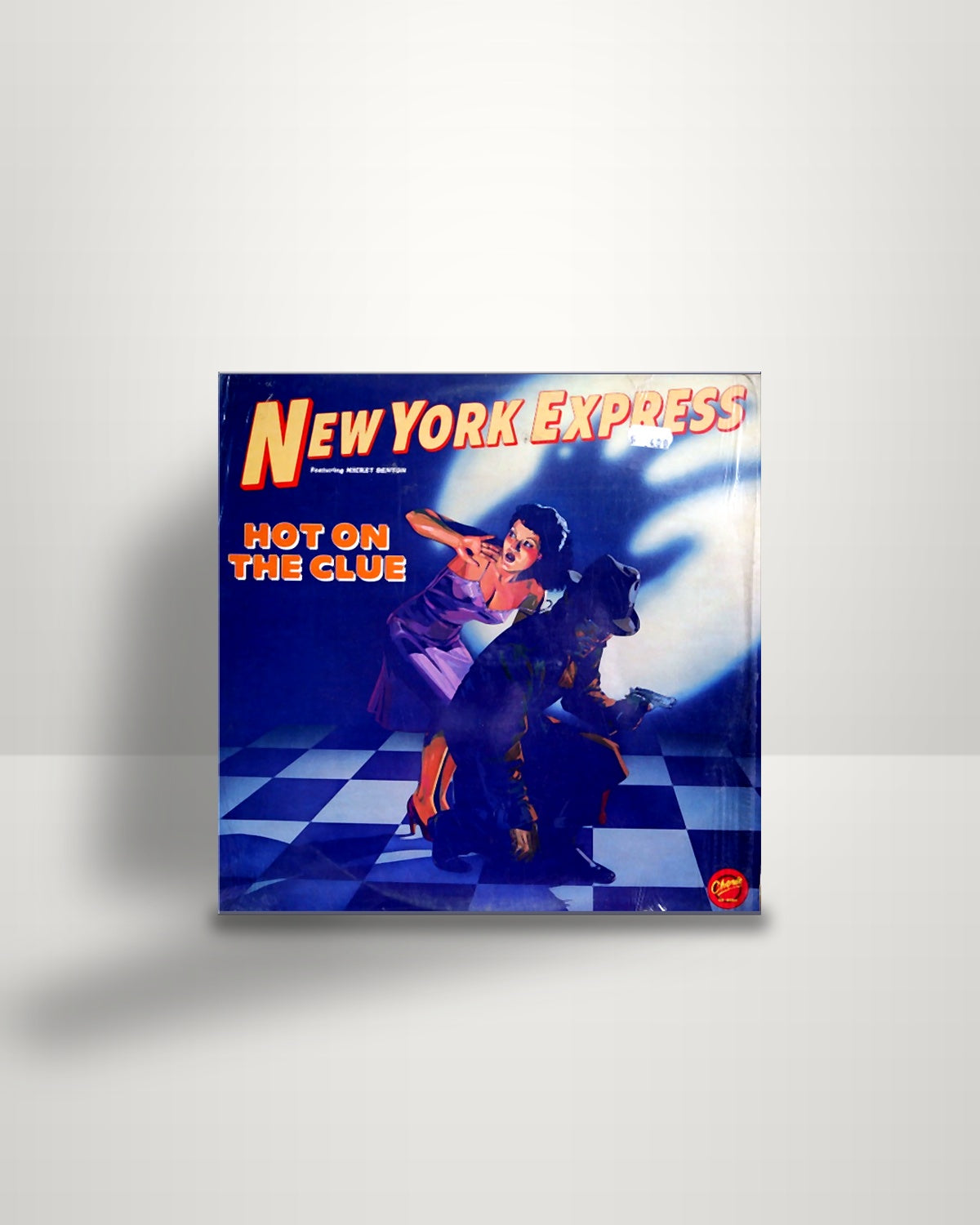 New York Express Featuring Mickey Denton – Hot On The Clue - LP - Cherie US 1982