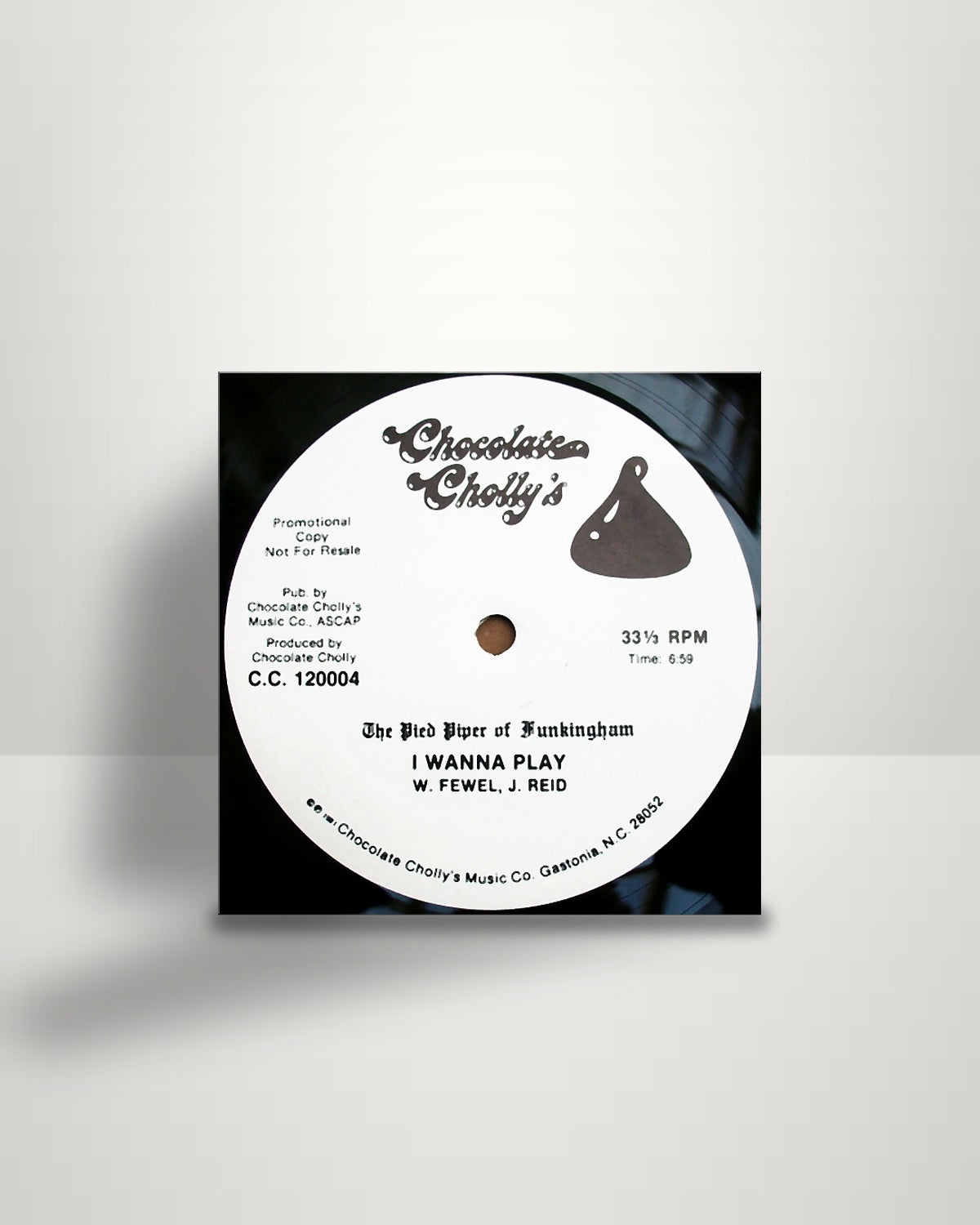 The Pied Piper Of Funkingham – I Wanna Play / Blow Some Funk This Way - 12" - Chocolate Cholly's US 1981