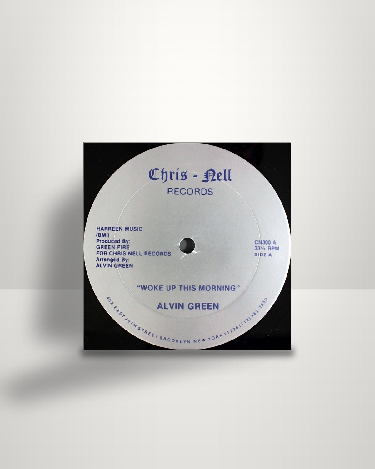 Alvin Green – Woke Up This Morning - 12" - Chris-Nell Records US