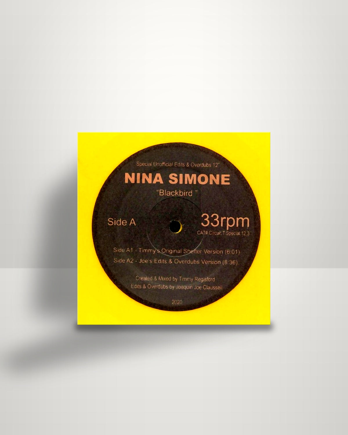 Nina Simone – Blackbird (Special Unofficial Edits & Overdubs 12") - 12" - Circuit T Promo US 2020
