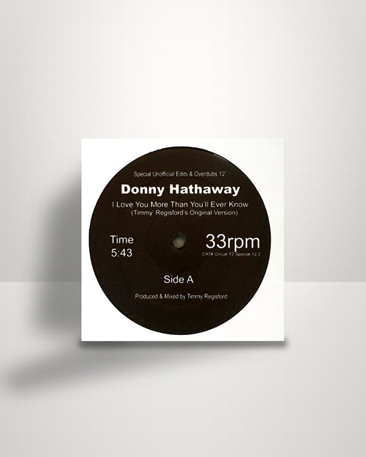 Donny Hathaway – I Love You More Than You'll Ever Know - 12" - Circuit T Promo US 2018