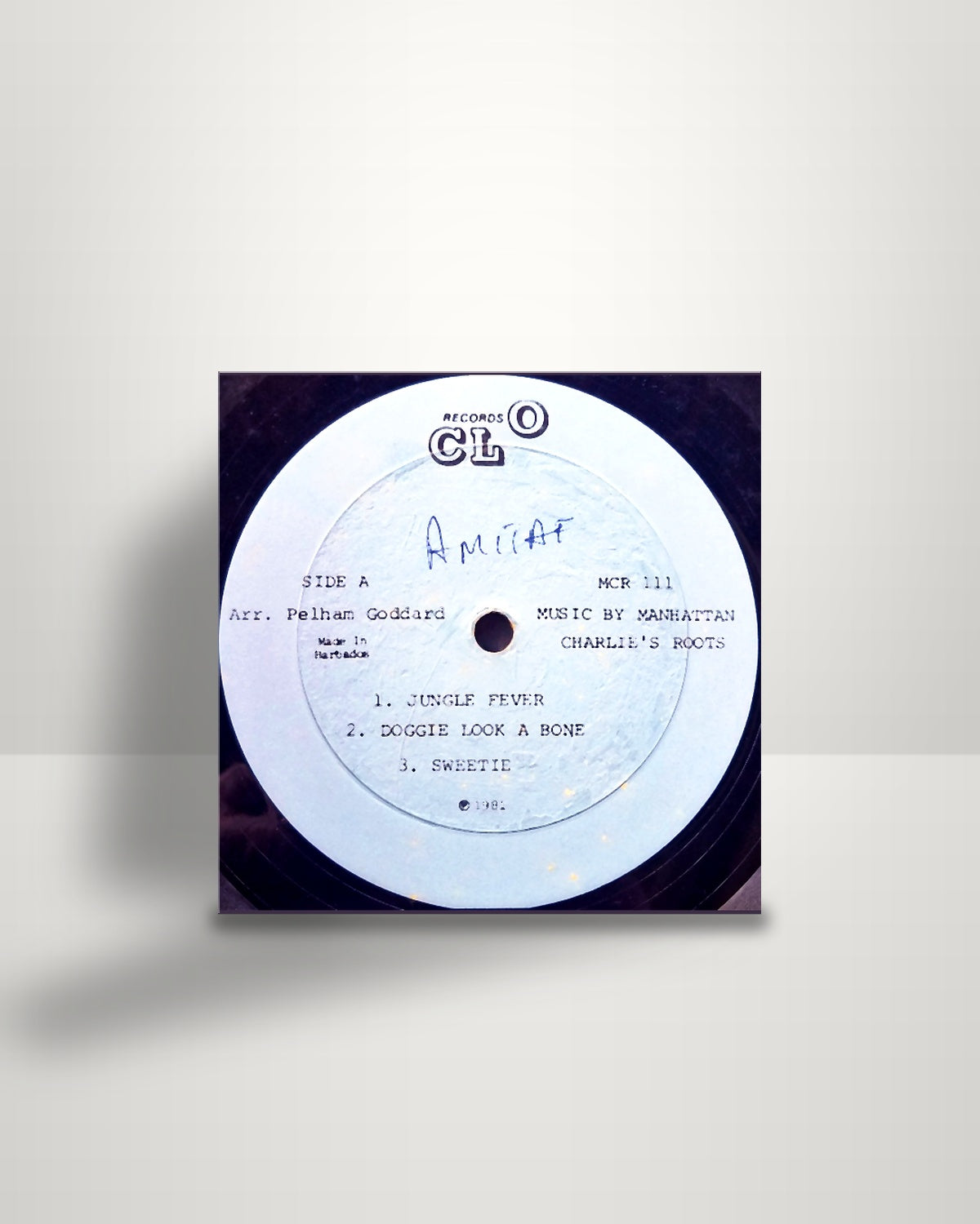 Manhattan Charlie's Roots – Jungle Fever - LP - CLO Records BA 1981