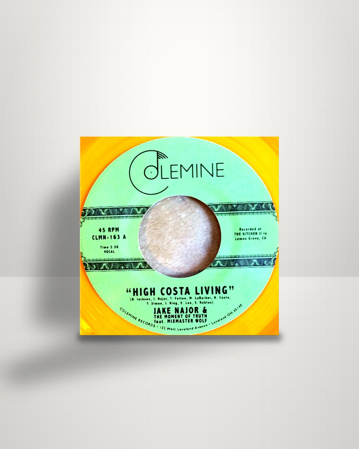 Jake Najor & The Moment Of Truth – High Costa Living - 7" - Colemine Records US 2019