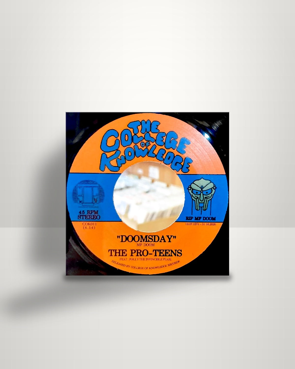 The Pro-Teens – Doomsday / Curls - 7" - College Of Knowledge Records AU 2022