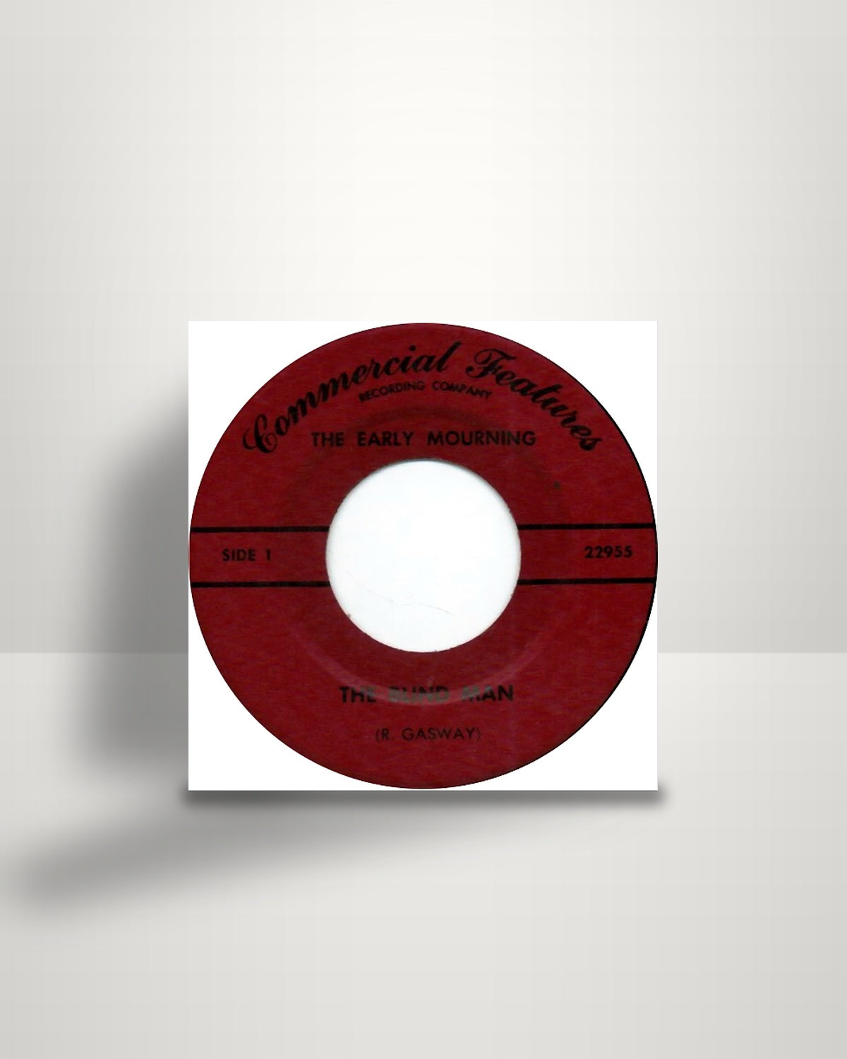 The Early Mourning – The Blind Man - 7" - Commercial Features Recording Company US 1968