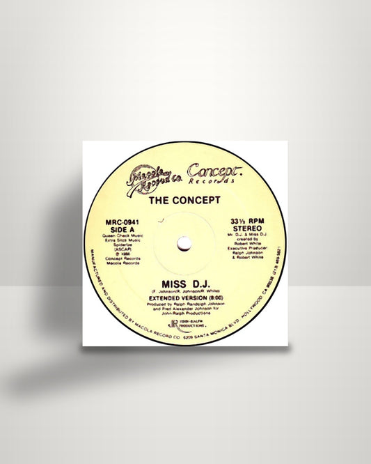 The Concept – Miss D.J. - 12" - Concept Records US 1986