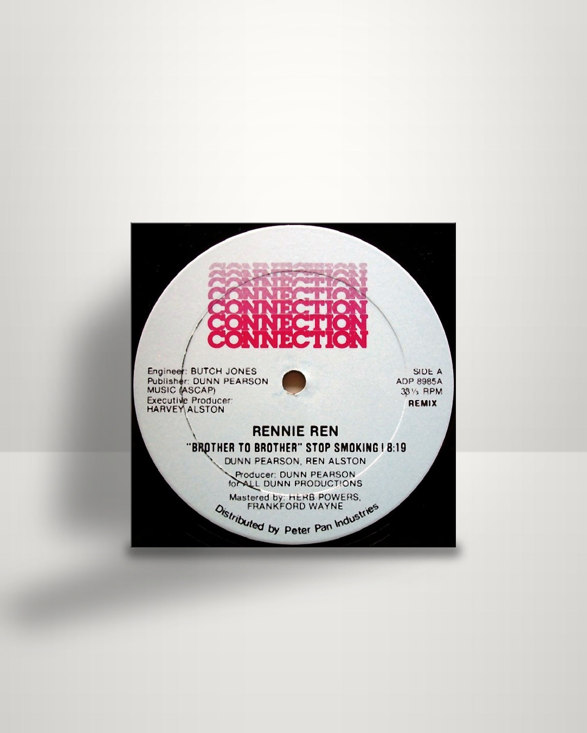 Rennie Ren – Brother To Brother - Stop Smoking! - Connection US