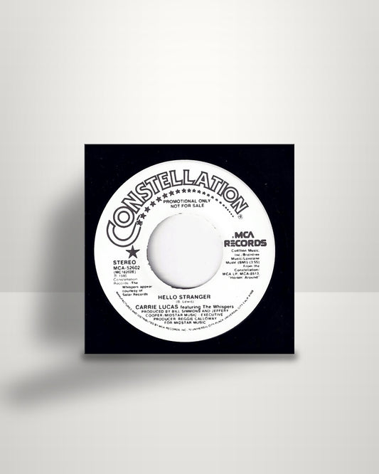 The Carrie Lucas Featuring Whispers – Hello Stranger - 7" - Constellation US 1985