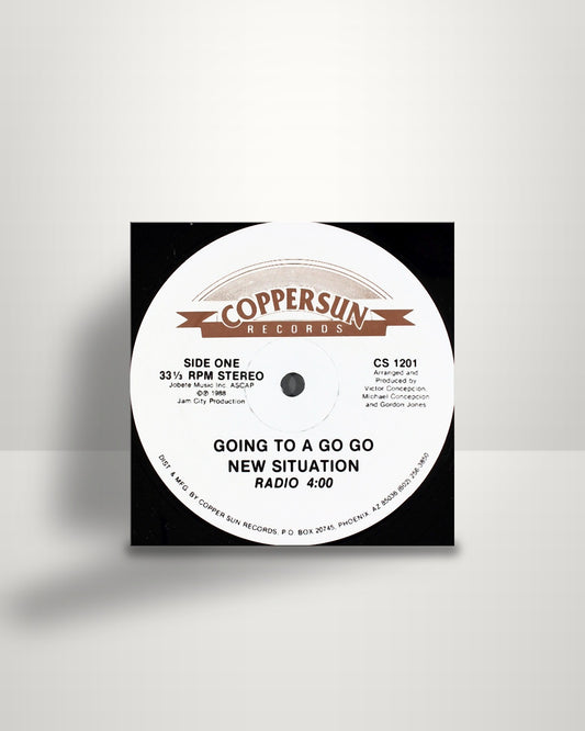 New Situation – Going To A Go Go - 12" - Coppersun Records US 1988