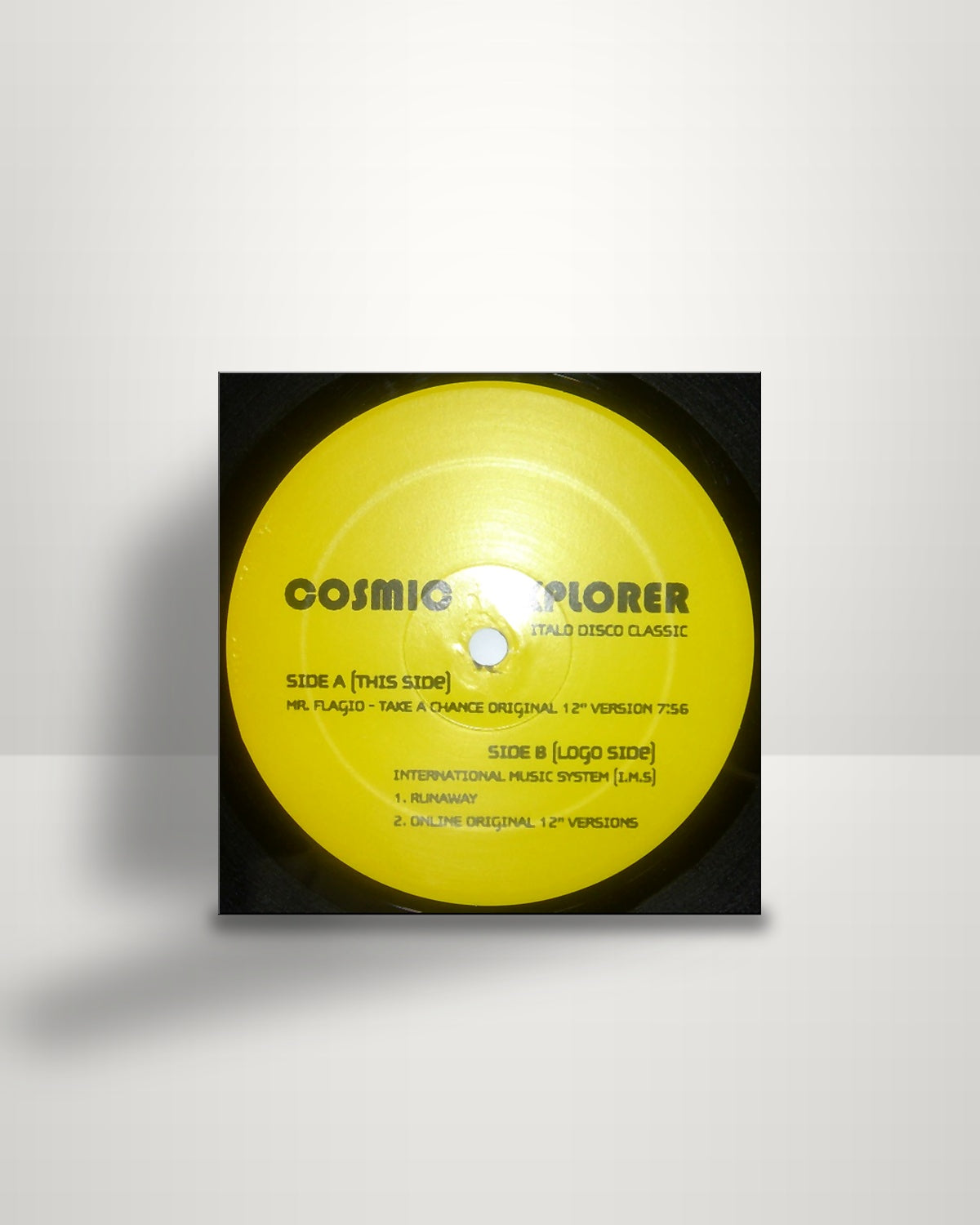 Mr. Flagio / International Music System – Take A Chance / Run Away - 12" - Cosmic Explorer 2006