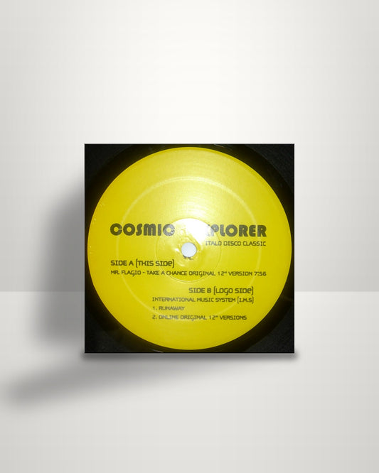 Mr. Flagio / International Music System – Take A Chance / Run Away - 12" - Cosmic Explorer 2006