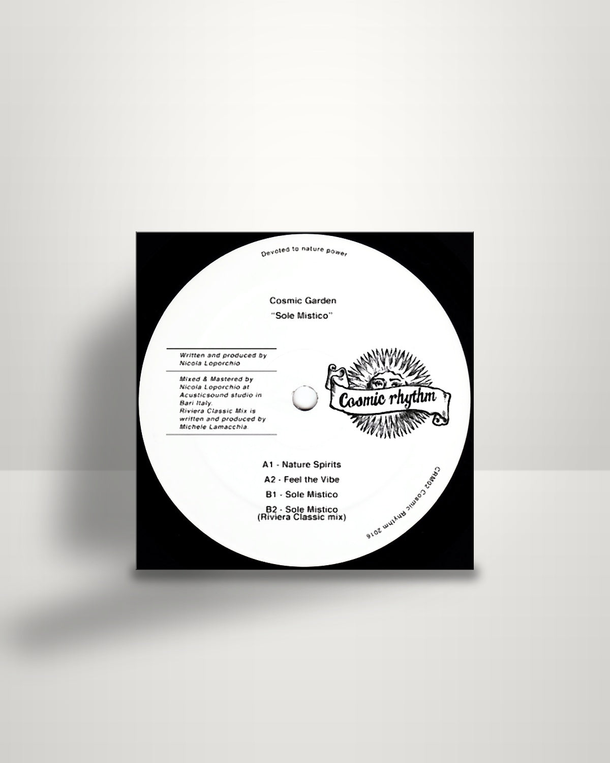 Cosmic Garden – Sole Mistico - 12" - Cosmic Rhythm IT 2016