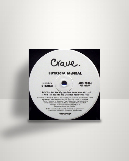 Lutricia McNeal – Ain't That Just The Way - 12" - Crave US 1997