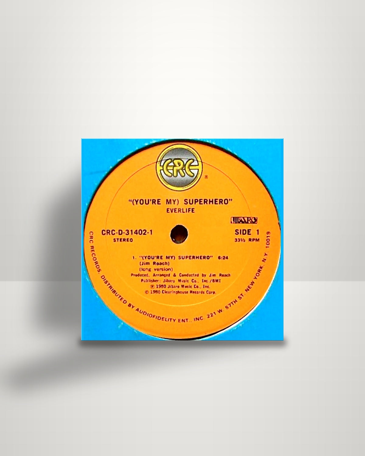 Everlife – (You're My) Superhero - 12" - CRC US 1980