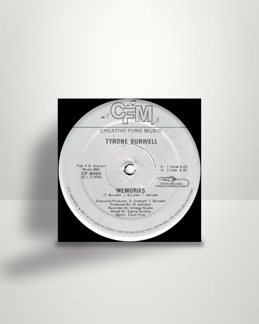 Tyrone Burwell – Memories - 12" - Creative Funk US 1988