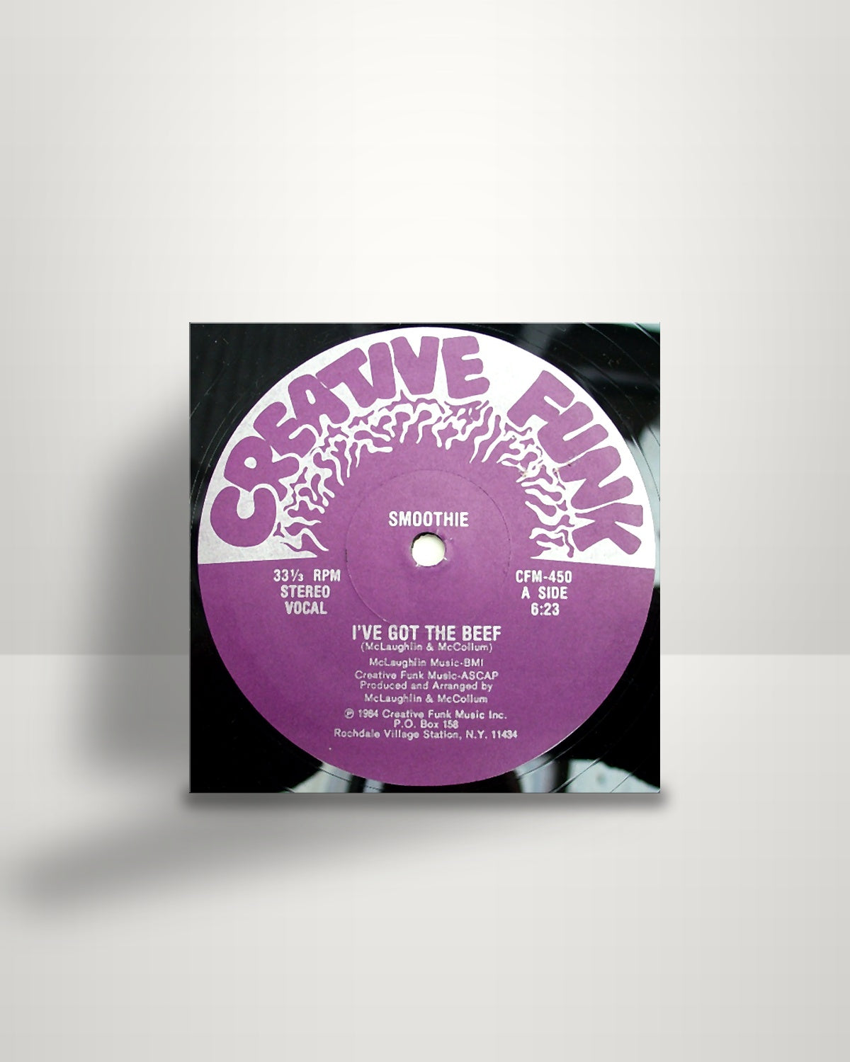 Smoothie – I've Got The Beef - 12" - Creative Funk US 1984