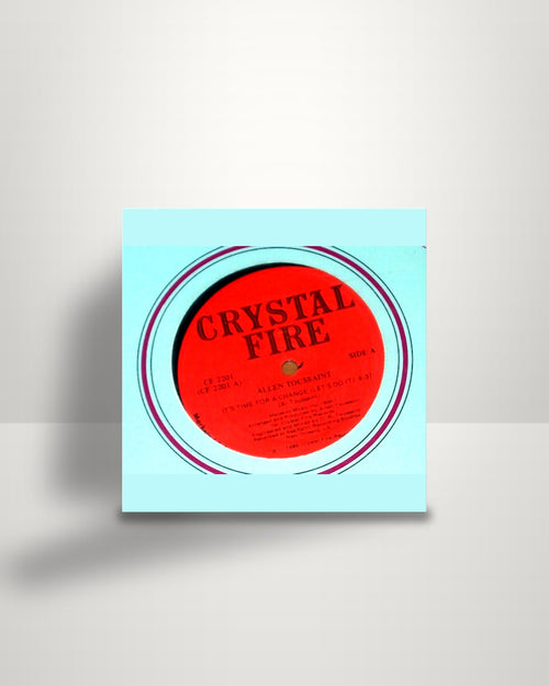 Allen Toussaint – It's Time For A Change (Lets Do It) - 12" - Crystal Fire US 1986