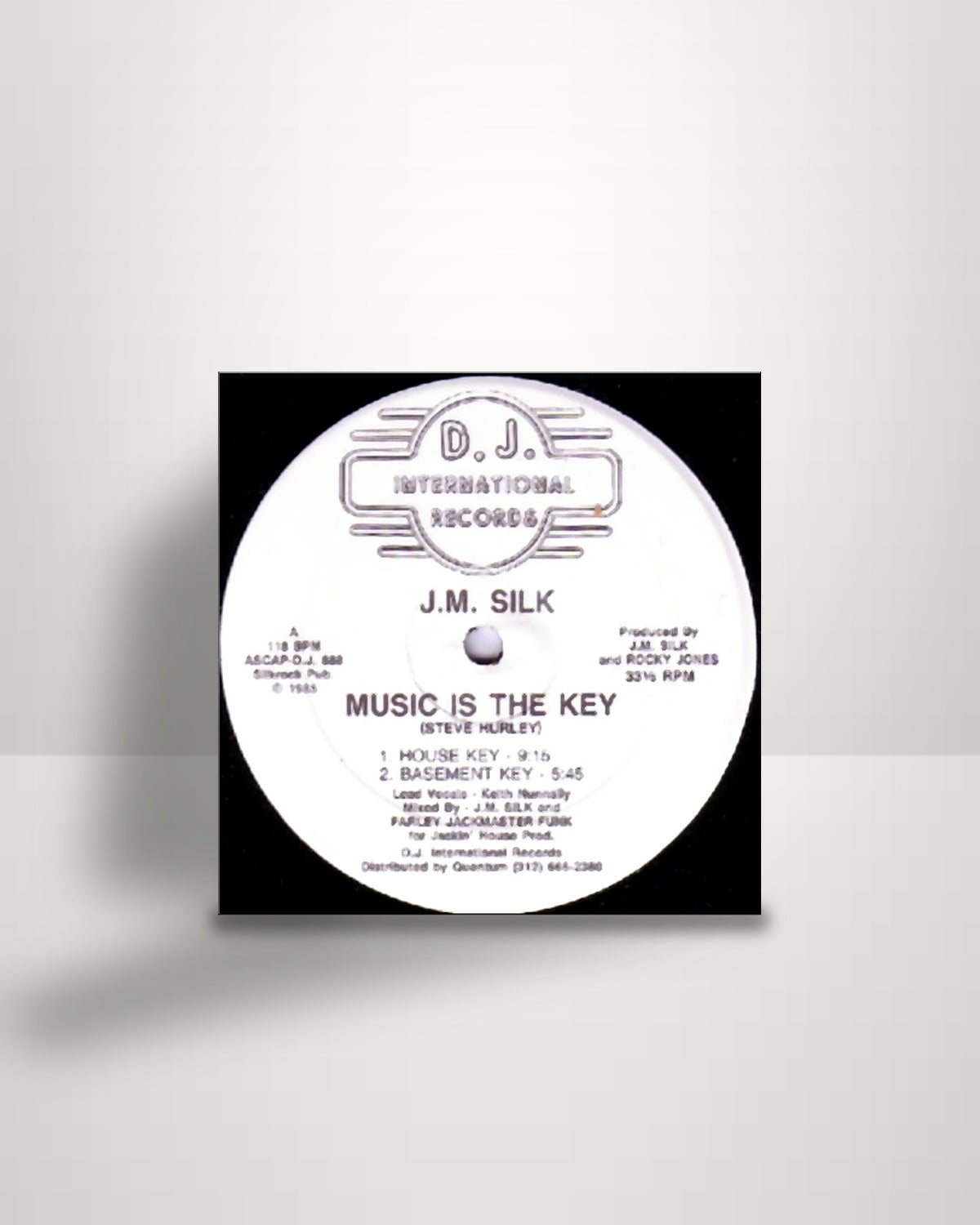 J.M. Silk – Music Is The Key - 12" - D.J. International Records US 1985