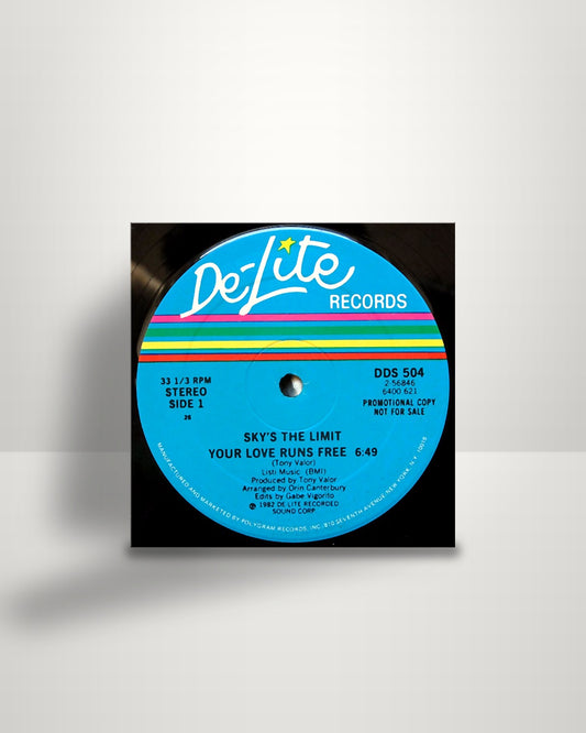 Sky's The Limit / Tony Valor Sounds Orchestra – Your Love Runs Free - 12" - De-Lite Records US 1982