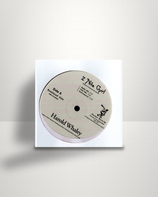 Harold Whaley – 2 Nite Gyrl - 12" - Deemo Records US 1997