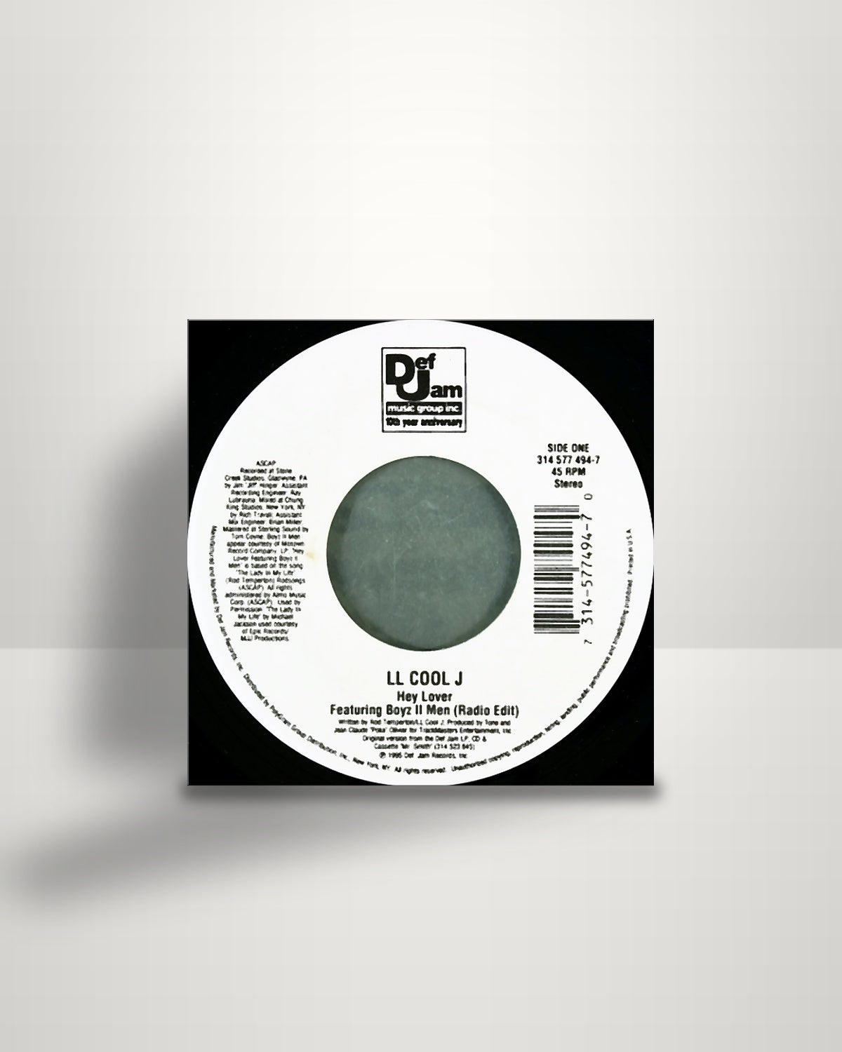 LL Cool J – Hey Lover - 7" - Def Jam Music Group Inc. US 1995