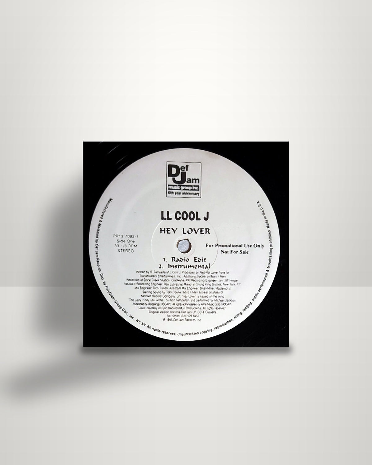 LL Cool J Featuring Boyz II Men – Hey Lover - 12" - Def Jam Music Group Inc. US 1995