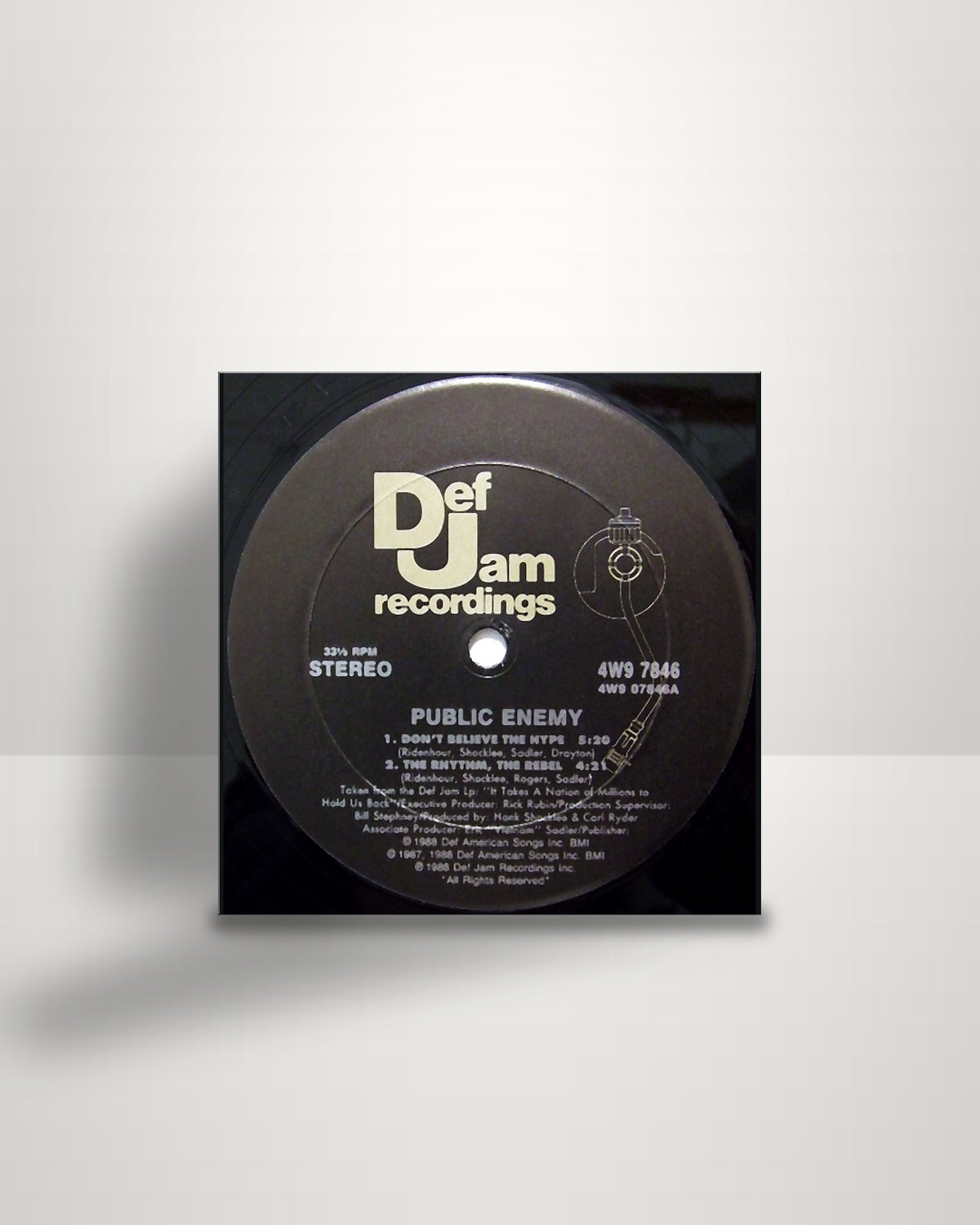 Public Enemy – Don't Believe The Hype - 12" - Def Jam Recordings US 1988