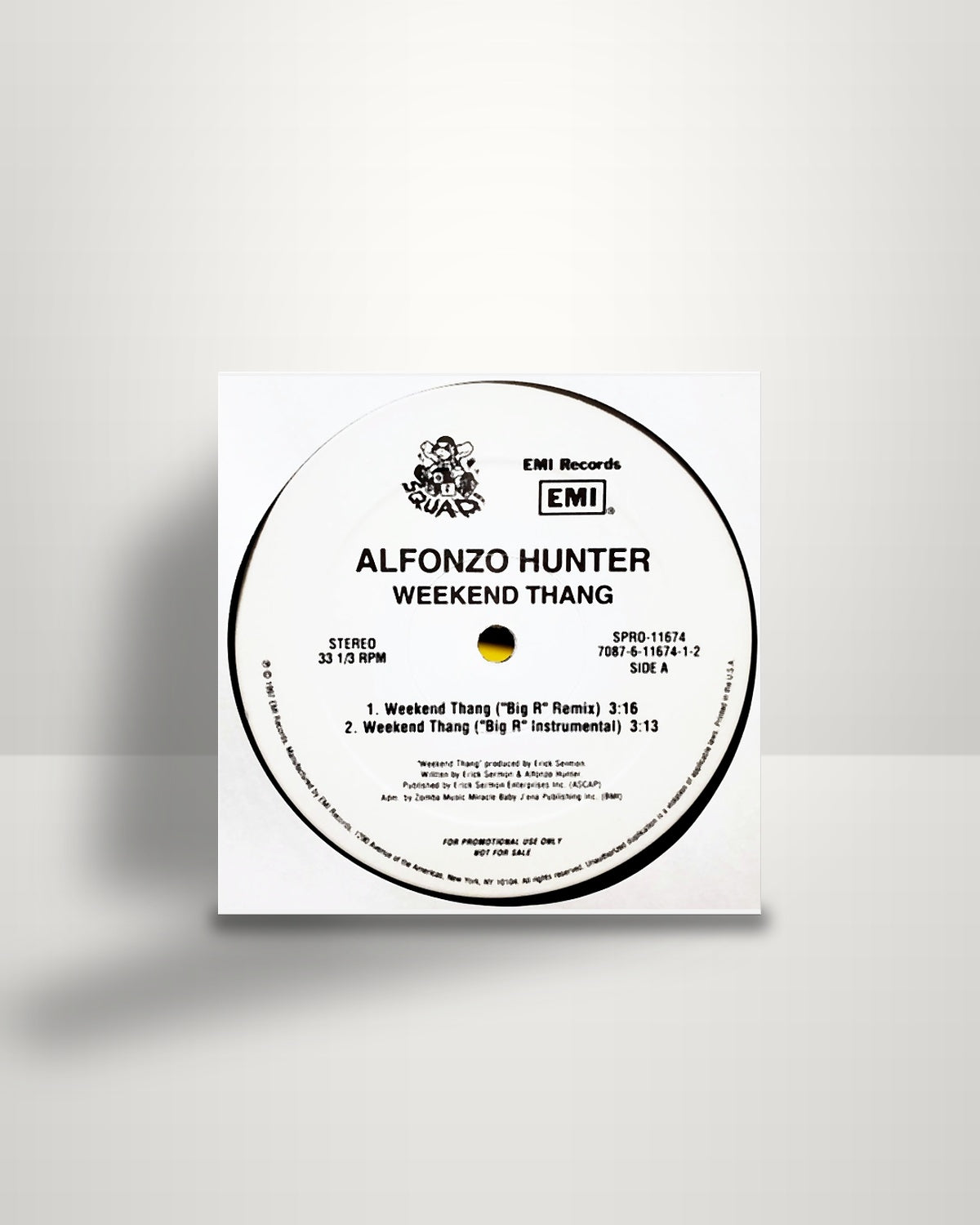 Alfonzo Hunter – Weekend Thang (Remix) - 12" - Def Squad US 1997