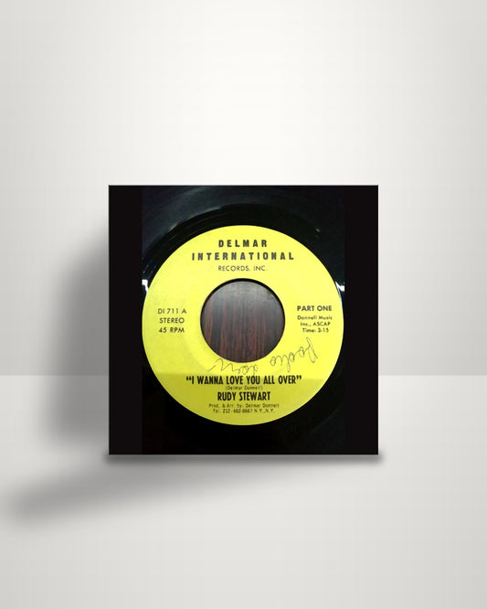 Rudi Stewart – I Wanna Love You All Over - 7" - Delmar International Records Inc. US