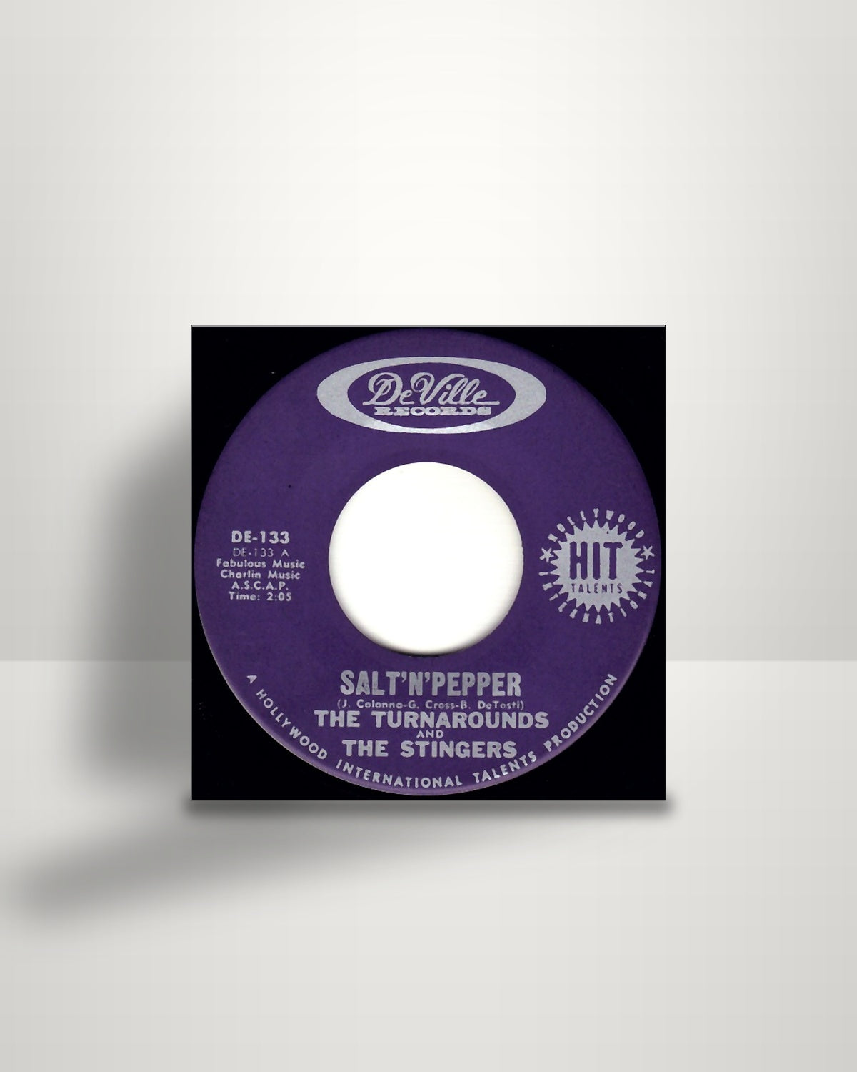 The Turnarounds, The And Stingers – Salt'n'Pepper / Hollywood - 7" - DeVille Records US 1965