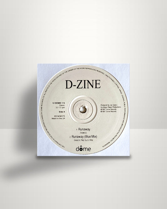 D-Zine – Runaway - 12" - Dome Records UK 1997