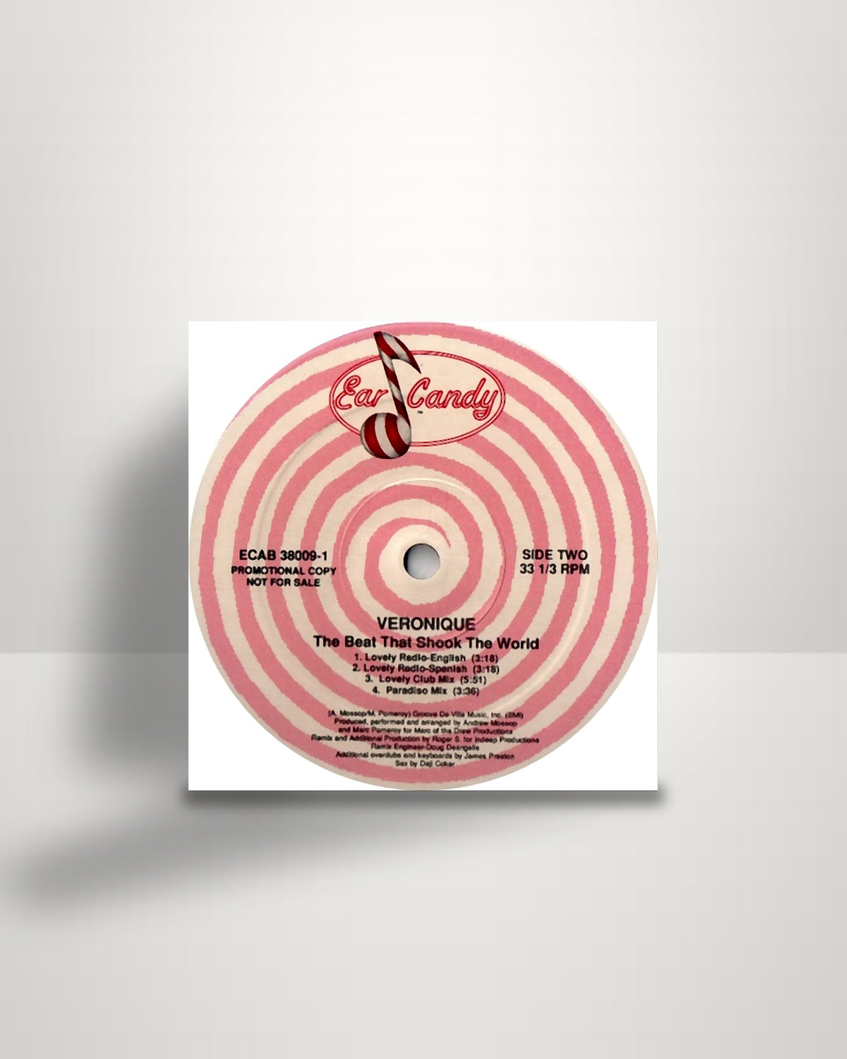 Veronique – The Beat That Shook The World - 12" - Ear Candy US 1991