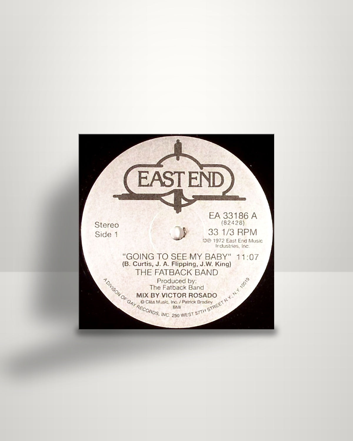 The Fatback Band – Going To See My Baby - 12" - East End US 2009