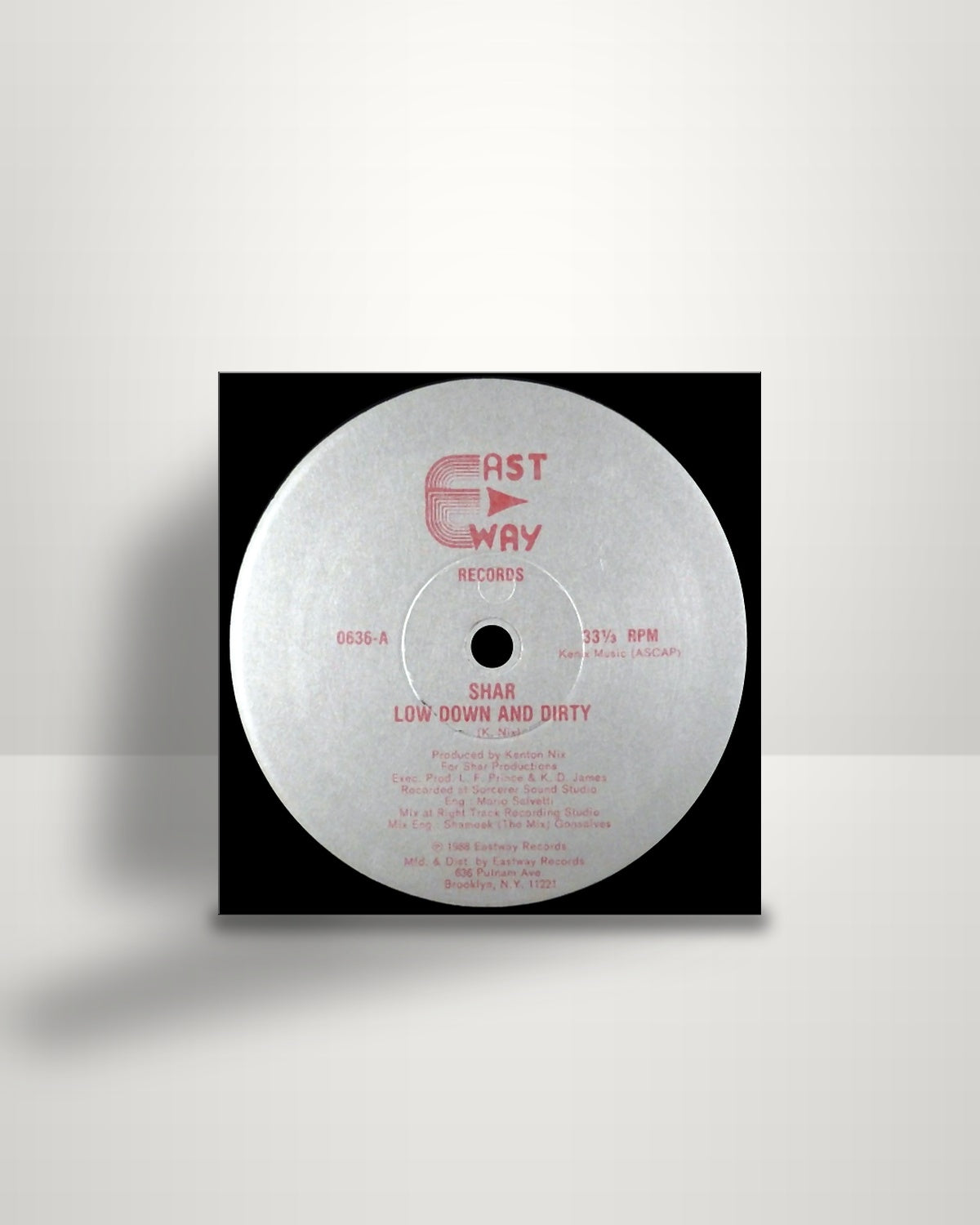 Shar – Low Down And Dirty - 12" - Eastway Records US 1988