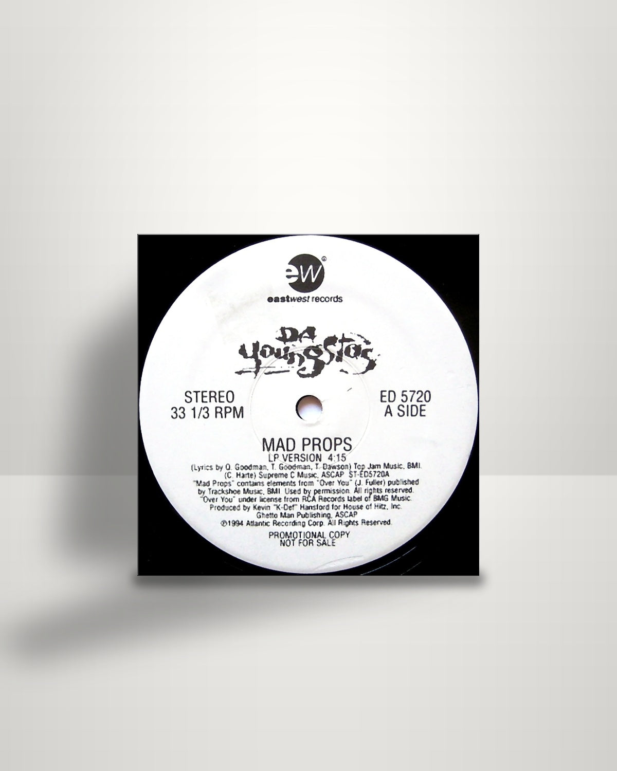 Da Youngsta's – Mad Props - 12" - EastWest Records America US 1994