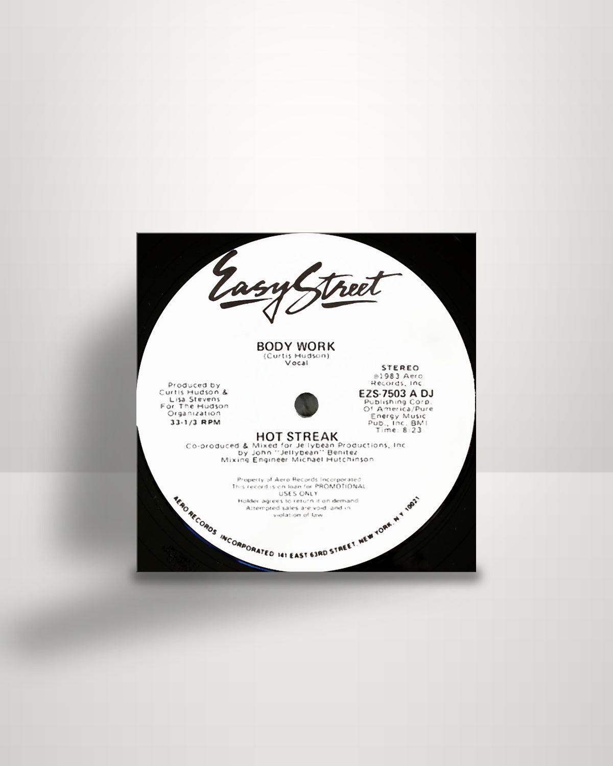 Hot Streak – Body Work - 12" - Easy Street Records US 1983