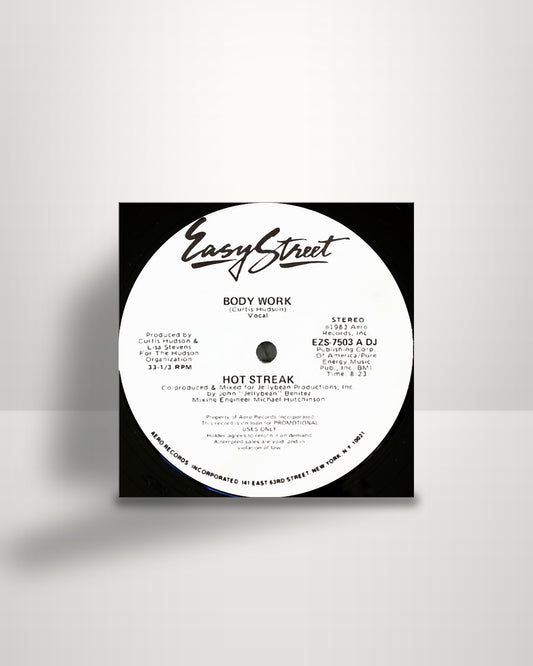 Hot Streak – Body Work - 12" - Easy Street Records US 1983