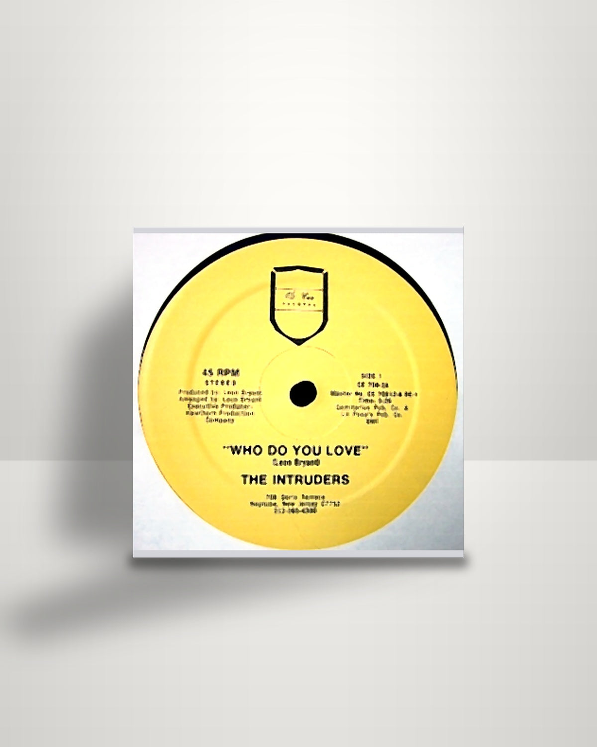 The Intruders – Who Do You Love - 12" - El Cee Records US 1984