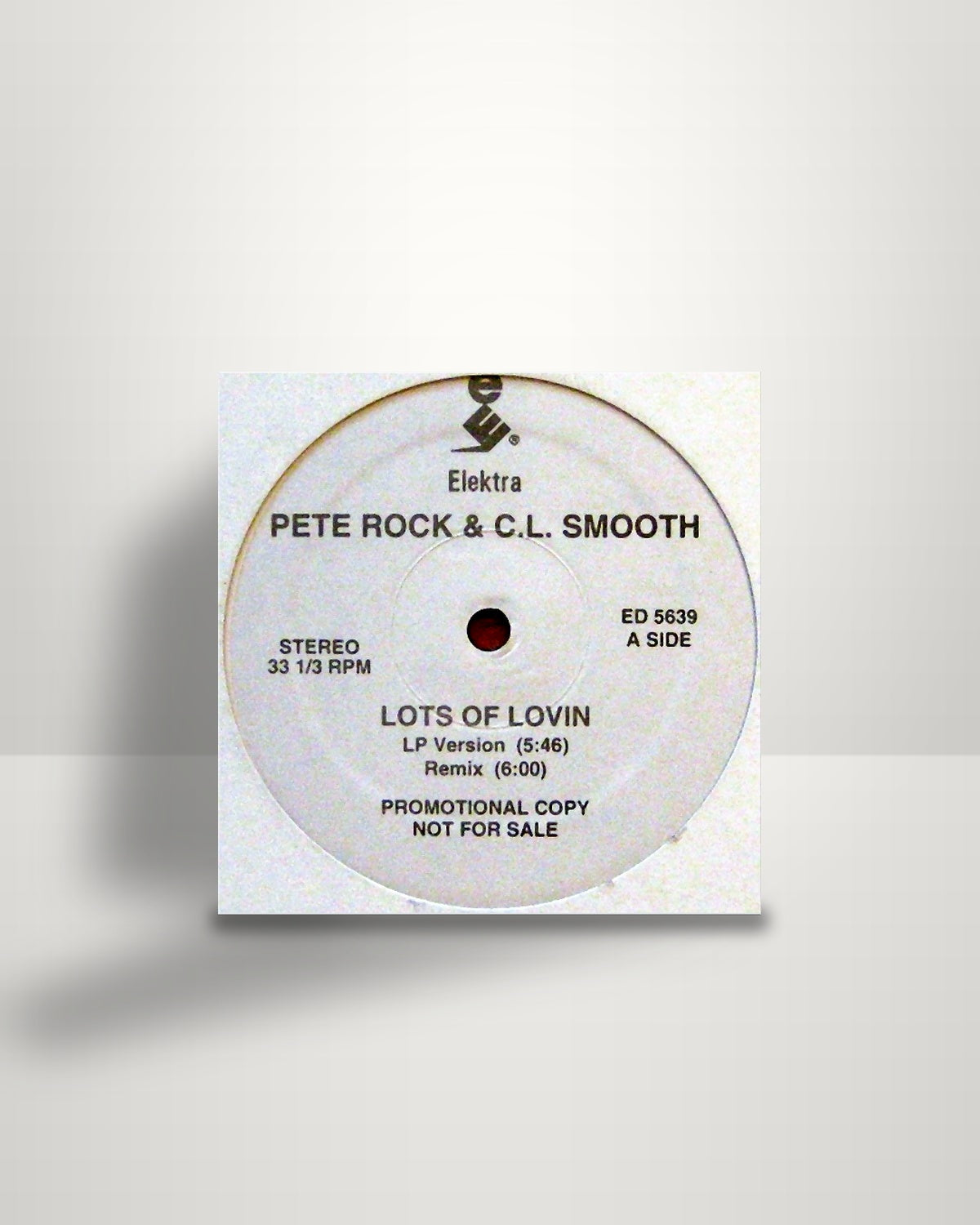 Pete Rock & C.L. Smooth – Lots Of Lovin - 12" - Elektra US 1993