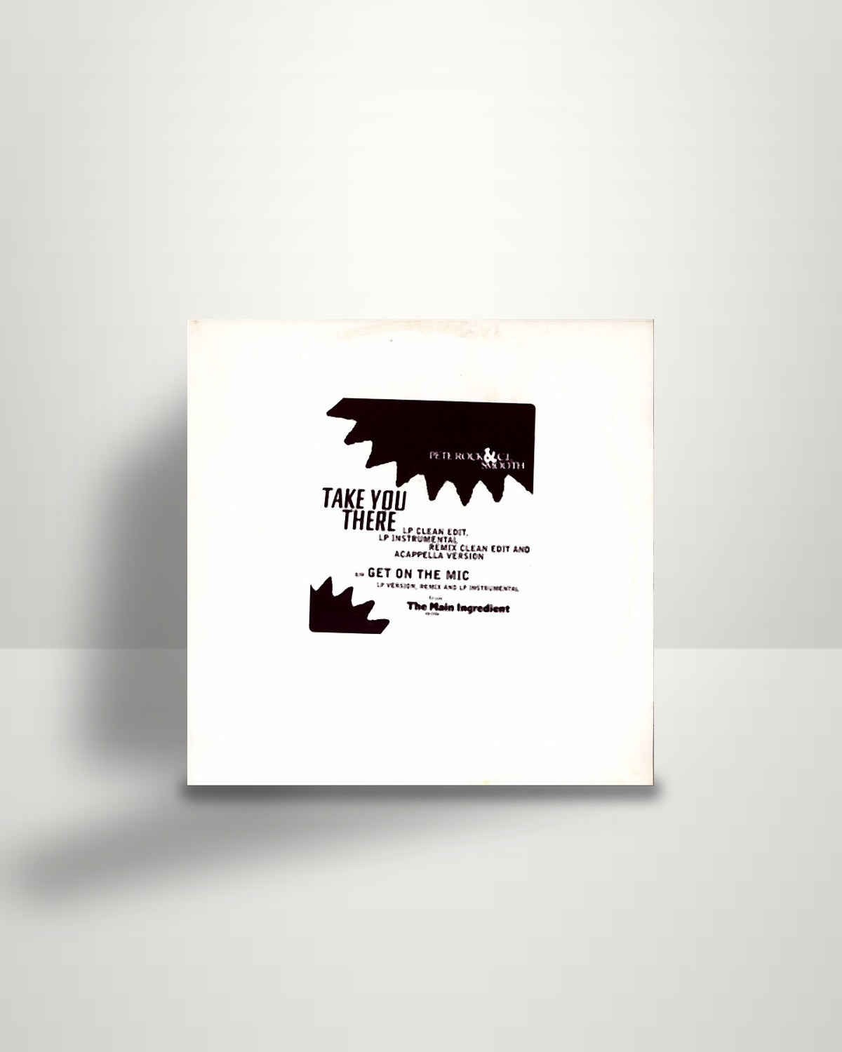 Pete Rock & C.L. Smooth – Take You There B/W Get On The Mic - 12" - Elektra US 1994