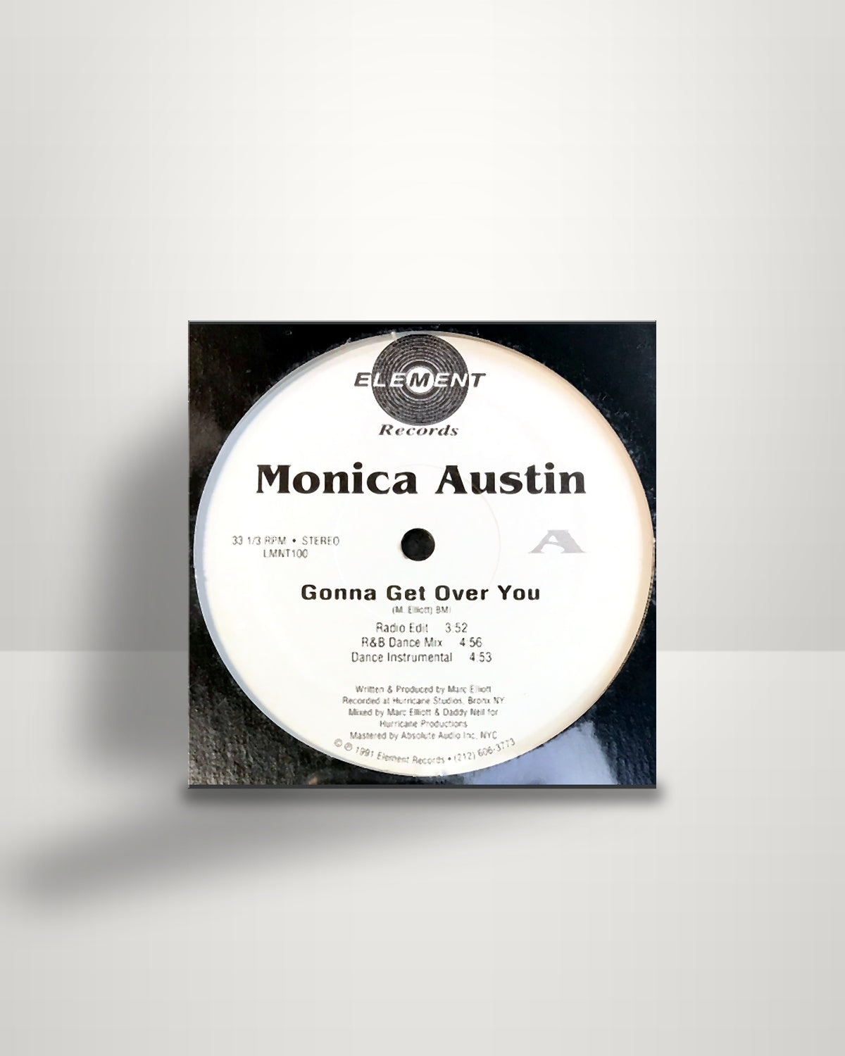 Monica Austin – Gonna Get Over You - 12" - Element Records US 1991