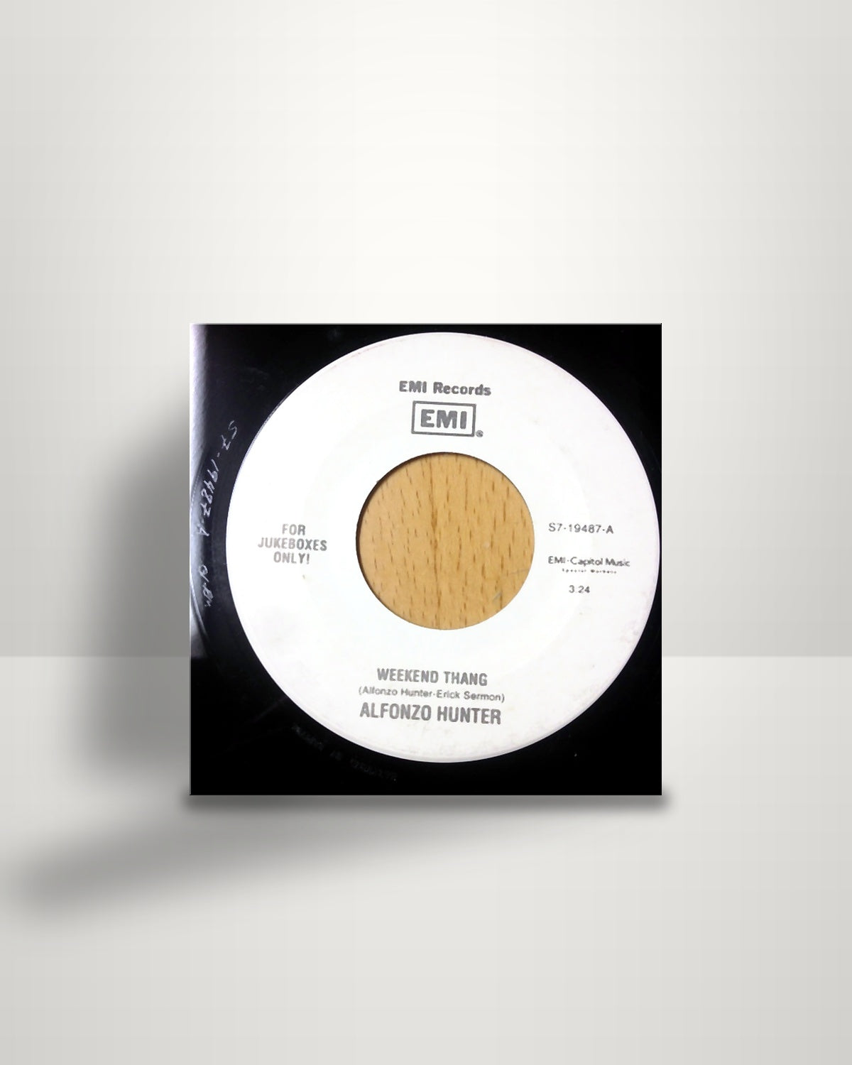 Alfonzo Hunter – Weekend Thang - 7" - EMI US 1996