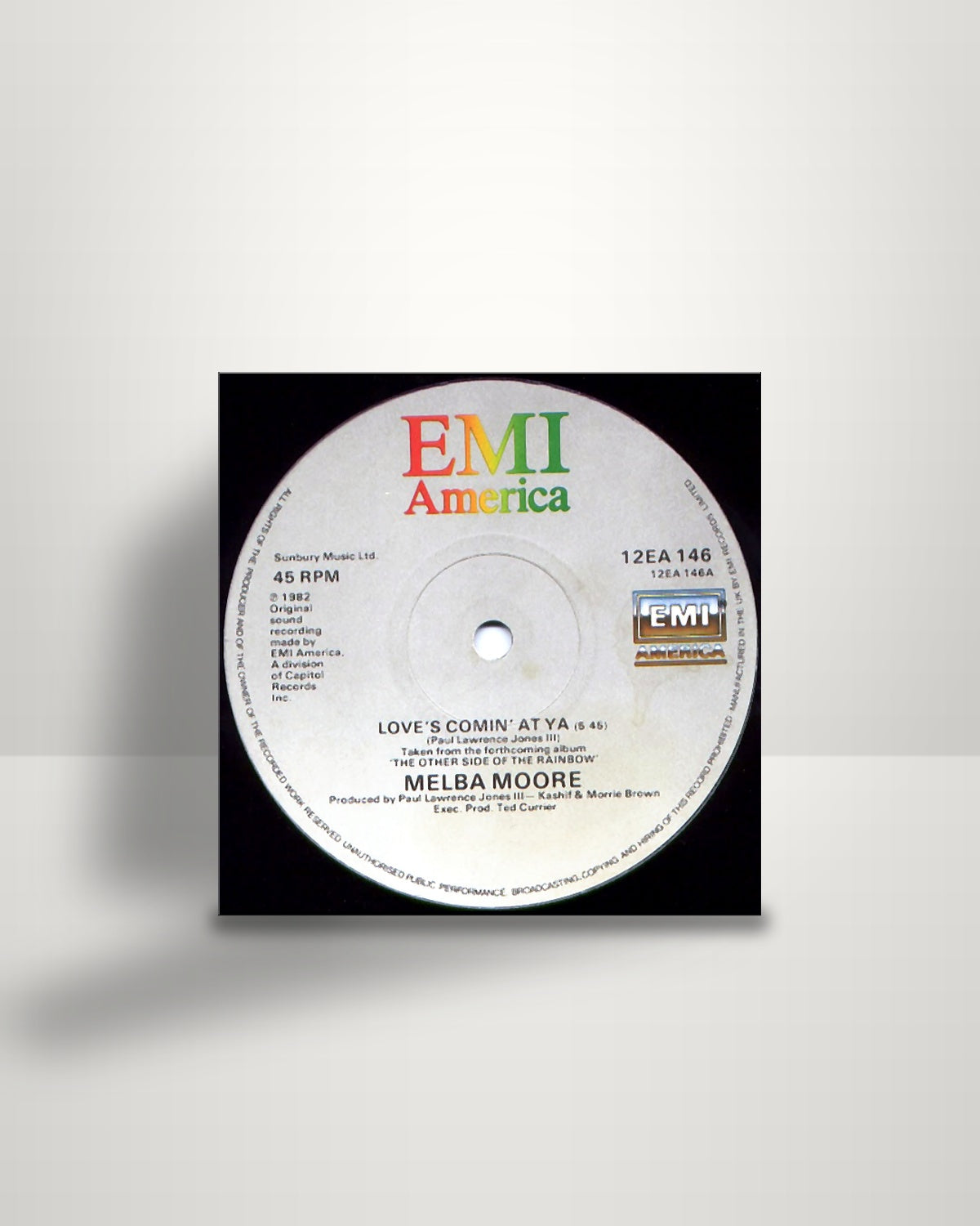 Melba Moore – Love's Comin' At Ya - 12" - EMI America UK 1982