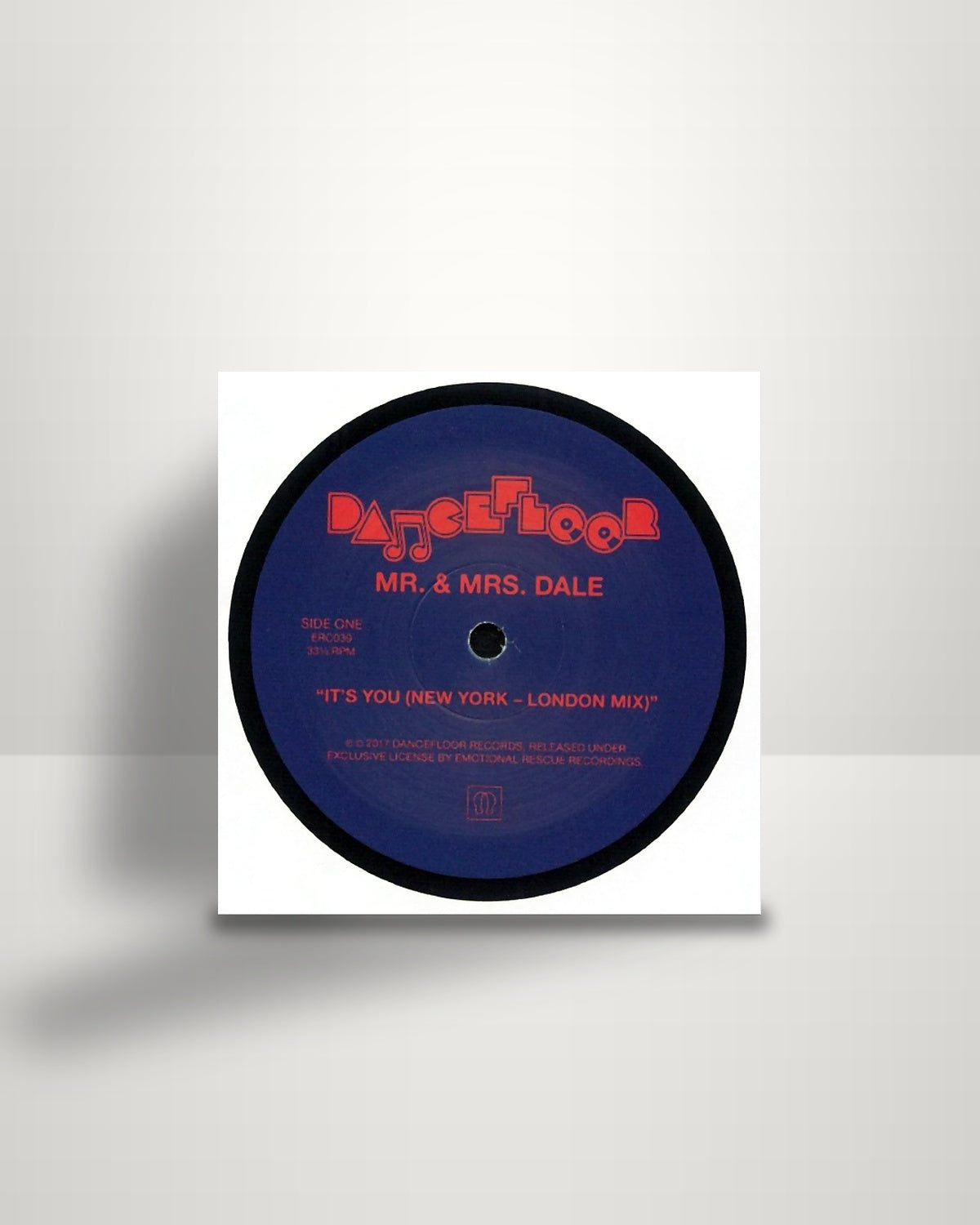 Mr. & Mrs. Dale – It's You - 12" - Emotional Rescue UK 2017