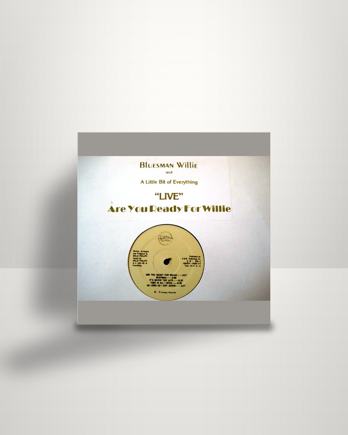 Willie Phillips And A Little Bit Of Everything – Are You Ready For Willie - LP - Energy Records US