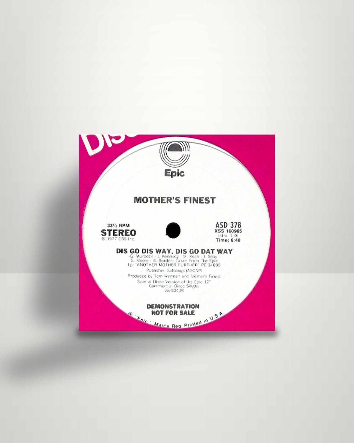 Mother's Finest – Dis Go Dis Way, Dis Go Dat Way - 12" - Epic US 1977